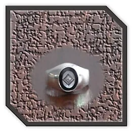 MR00250AT-Sterling Silver Onyx Men's Ring.
