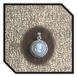 PE00150B-Sterling Silver Wedgwood Pendant.
