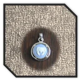 PE00150G-Sterling Silver Wedgwood Pendant.