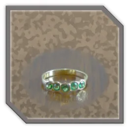 LR02800A-18ct Yellow Gold Tsavorite Garnet Ladies Ring.