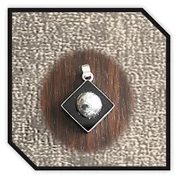 PE00200G-Sterling Silver Onyx Pendant.