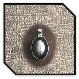PE00200H-Sterling Silver Onyx Pendant.