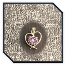 PE01800A-18ct Yellow Gold Diamond Ruby Pendant.