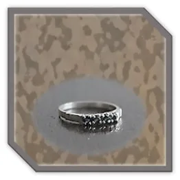 LR00160C-Sterling Silver Sapphire Ladies Ring.