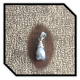 PE00800A-Sterling Silver Natural Pearl Pendant.