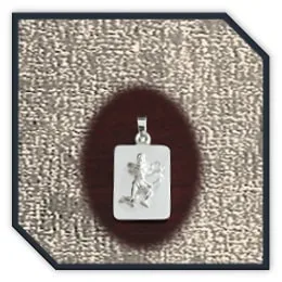 PE00120B-Sterling Silver Sagittarius Pendant.