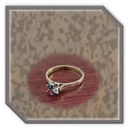 LR01200E-18ct Yellow Gold Diamond Ruby Sapphire Ladies Ring.