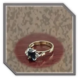 LR05500B-18ct Yellow Gold Teal Sapphire Diamond Ladies Ring.
