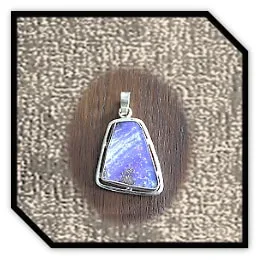 PE00400E-Sterling Silver Boulder Opal Pendant.