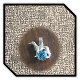 PE00380G-Sterling Silver Topaz Greyhound Pendant.