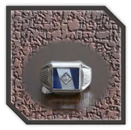 MR00250BC-Sterling Silver Mother-of-Pearl Men's Ring.