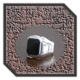 MR00220I-Sterling Silver Onyx Men's Ring.