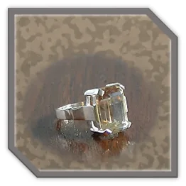 LR00650A-9ct Yellow Gold Smoky Topaz Ladies Ring.