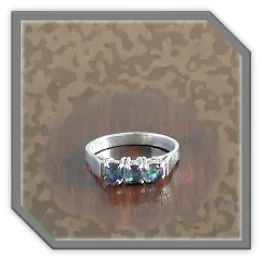 LR00160A-Sterling Silver Opal Ladies Ring.