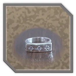 LR00140E-Sterling Silver Cubic Ladies Ring.