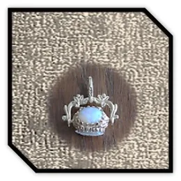 PE01200A-Sterling Silver Opal Pendant.