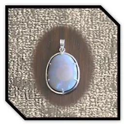 PE02500B-Sterling Silver Opal Pendant.