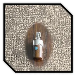 PE00150A-Silver Capped Boulder Opal Pendant.