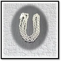 CH00160A-Handmade Sterling Silver Chain.