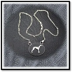 NE00480A-Sterling Silver Onyx Necklace.